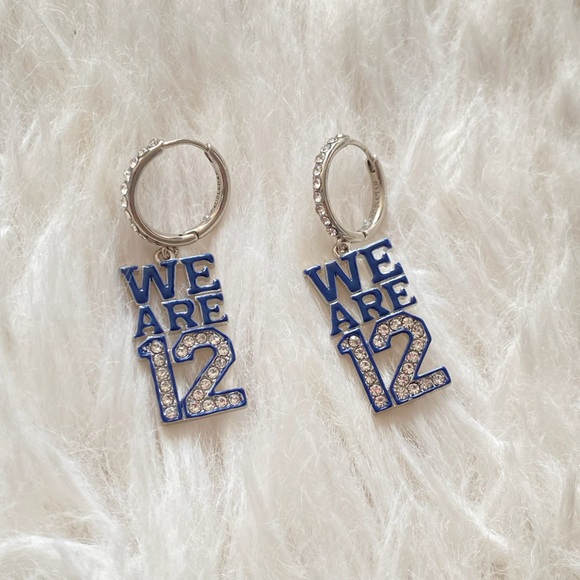 BAUBLEBAR X NFL: Seattle Seahawks Earrings & Green Bay Packers Earrings New - Picture 4 of 12